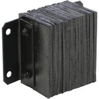 Butoir de quai lamell&eacute;, Horizontal, Caoutchouc, 12" la x 6" p x 10" h Equipex