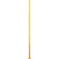 Poteau de protection p&eacute;rim&eacute;trique ajustable, 4" la x 96" h, Jaune Equipex