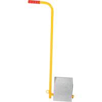 Cale de roues en aluminium avec poign&eacute;e, 7" la x 11-7/8" p x 7-11/16" h Equipex