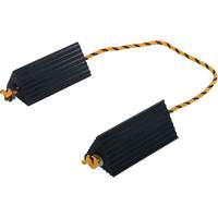 Cale de roue d'avion de transporteur a&eacute;rien, 5" x 10" x 4-1/2", Noir Equipex