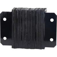 Butoirs de quai lamell&eacute;s, Horizontal, Caoutchouc, 12" la x 4" p x 10" h Equipex