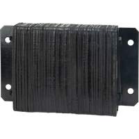 Butoirs de quai lamell&eacute;s, Horizontal, Caoutchouc, 18" la x 4" p x 12" h Equipex