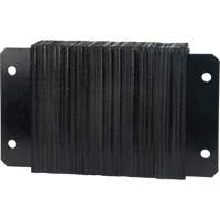 Butoirs de quai lamell&eacute;s, Horizontal, Caoutchouc, 18" la x 4" p x 12" h Equipex