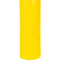 Capuchon en poly&eacute;thyl&egrave;ne pour borne de protection, 6-5/8" dia. x 60" l, Rouge/Jaune Equipex