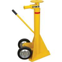 100,000 lbs. Static Capacity Ratchet Trailer Jack, 20 tons Lift Capacity Equipex