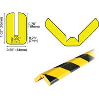 Butoir de protection de rebords mod&egrave;le W 5M, Longueur 16,42' (5 m) Equipex