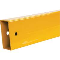 Lift-Out Guard Rail, Steel, 3' L x 4" H, Safety Yellow Equipex