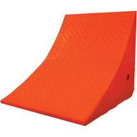 Cale-roue pour &eacute;quipement lourd de 70 tonnes, Ur&eacute;thane, Orange Equipex