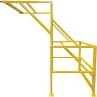 Barri&egrave;re de s&eacute;curit&eacute; pour mezzanine, 70" lo x 77" ha, 78" &eacute;lev&eacute;e, Jaune Equipex