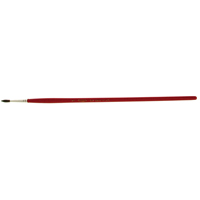 Pinceau de forme ronde pour marquage, Largeur de la brosse de 9/64", Soie de chameau, Manche &agrave; Bois Equipex
