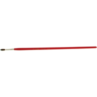 Pinceau de forme ronde pour marquage, Largeur de la brosse de 5/32", Soie de chameau, Manche &agrave; Bois Equipex