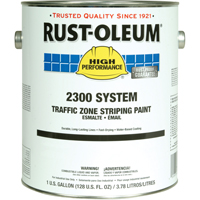 2300 System Traffic Zone Striping Paint, Yellow, Gallon Equipex