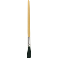 Oval Paint Brush, Bristle, Plastic Handle, 13/32" Width Equipex
