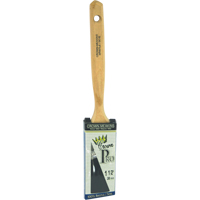 Crown Pro Straight Paint Brush, Bristle, Wood Handle, 1-1/2" Width Equipex