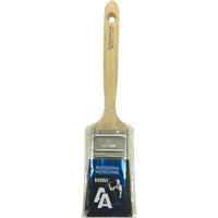 Straight Sash Paint Brush, Bristle, Wood Handle, 2" Width Equipex