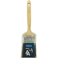 Straight Sash Paint Brush, Bristle, Wood Handle, 2-1/2" Width Equipex