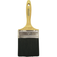 Straight Wall Paint Brush, Bristle, Wood Handle, 4" Width Equipex