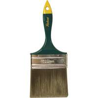Pinceau de qualit&eacute; sup&eacute;rieure, Polyester, Manche Plastique, Largeur de 4" Equipex
