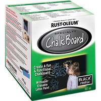 Chalk Board Paint, 877 ml, Can, Black Equipex