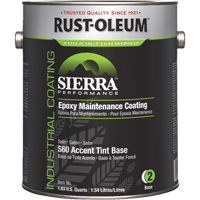 Rev&ecirc;tement dentretien &eacute;poxydique &agrave; base deau Sierra Performance S60 Base pour accents, Gallon, Base &agrave; teinter Equipex