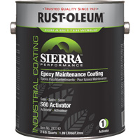 Rev&ecirc;tement dentretien &eacute;poxydique &agrave; base deau Sierra S60 partie 1 activateur, Gallon Equipex
