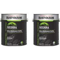 Sierra S60 Water-Based Epoxy Maintenance Coating Kit, Gallon, Black Equipex