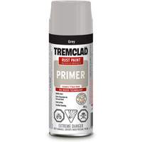 Tremclad&reg; Rust Primer Spray, Grey, Very Flat, Aerosol Can Equipex