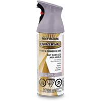 Universal&reg; Enamel Paint & Primer In One, Silver Lilac Purple, Satin, Aerosol Can Equipex