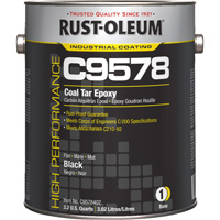 C9578 System Coal Tar High Solids Epoxy Base Component, Black, Gallon Equipex