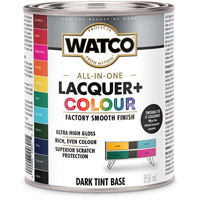 Watco&reg; All In One Lacquer + Colour Dark Tint Base, 946 ml, Dark Tint Base, High-Gloss Equipex