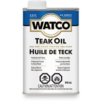 Watco&reg; Teak Oil, 946 ml, Clear, Transparent Equipex