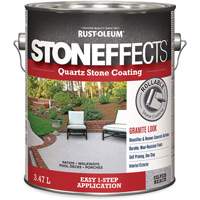 Stoneffects Quartz Stone Coating, 3.78 L, Water-Based, Textured, Grey Equipex