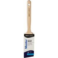 Brosse coup&eacute;e Master, Poly/nylon, Manche Bois, Largeur de 2" Equipex