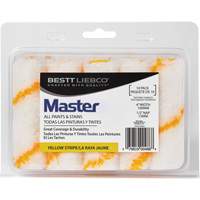 Master Yellow Stripe Mini Roller, 13 mm (1/2") Nap, 101.6 mm (4") L Equipex