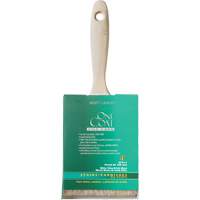 Pinceau pour murs et moulures One Coat, Soie blanche, Manche Bois, Largeur de 4" Equipex