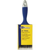 Quick Solutions Trim Brush, Polyester, Plastic Handle, 3" Width Equipex