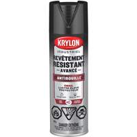 Peinture Tough Coat avec technologie Rust Barrier, Noir, Tr&egrave;s brillant, 425 g, Canette a&eacute;rosol Equipex