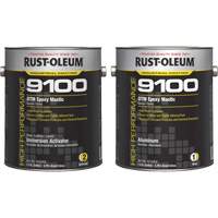 9100 System DTM Epoxy Mastic Base & Activator Kit, Aluminum, Gallon Equipex