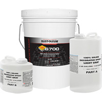 &eacute;poxy d&eacute;coratif 100 % de solides 6700, 3 gal., &eacute;poxy, Tr&egrave;s brillant, Gris Equipex