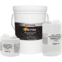 &eacute;poxy d&eacute;coratif 100 % de solides 6700, 3 gal., &eacute;poxy, Tr&egrave;s brillant, Gris Equipex