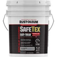 Rev&ecirc;tement d'acrylique SafeTex Easy-Tread, 4 gal., &agrave; l'eau, Plat/Textur&eacute;, Gris Equipex