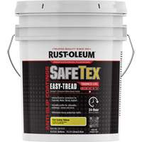 Rev&ecirc;tement d'acrylique SafeTex Easy-Tread, 4 gal., &agrave; l'eau, Plat/Textur&eacute;, Jaune Equipex