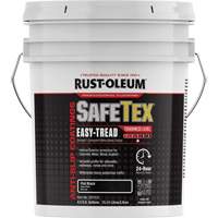 Rev&ecirc;tement d'acrylique SafeTex Easy-Tread, 4 gal., &agrave; l'eau, Plat/Textur&eacute;, Noir Equipex