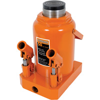 352A Bottle Jack, 50 tons, Manual Hydraulic, 19-3/4" Raised Height Equipex