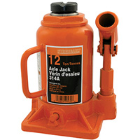 314A Bottle Jack, 12 tons, Manual Hydraulic, 13" Raised Height Equipex