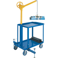 Hauts crochets &eacute;l&eacute;vateurs industriels avec chariot mobile, Capacit&eacute; 500 lb (0,25 tonne) Equipex