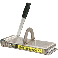 &eacute;lectro-aimants de levage de base, Capacit&eacute; de retenue 1500 lb (0,75 tonne), 14-1/2" lo x 5-5/8" la x 5-1/2" h Equipex