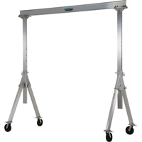 Grue mobile ajustable en aluminium, 10' lo, Capacit&eacute; 2000 lb (1 tonne) Equipex