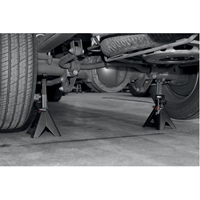 Jack Stands, Locking Pin, 6 tons Capacity, 15-7/10" - 24-2/5" H Equipex