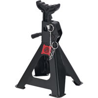 Jack Stands, Locking Pin, 6 tons Capacity, 15-7/10" - 24-2/5" H Equipex